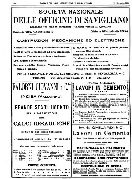 Giornale dei lavori pubblici e delle strade ferrate