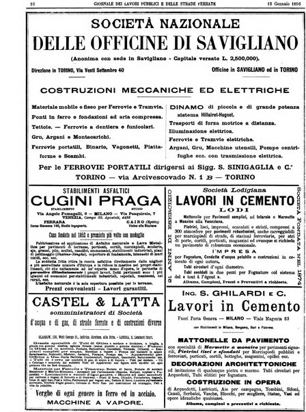 Giornale dei lavori pubblici e delle strade ferrate