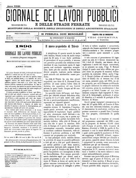 Giornale dei lavori pubblici e delle strade ferrate