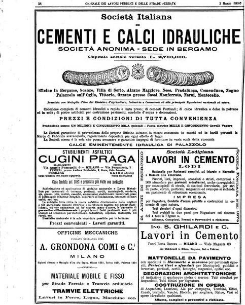 Giornale dei lavori pubblici e delle strade ferrate