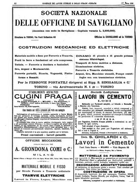 Giornale dei lavori pubblici e delle strade ferrate