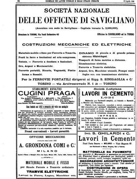 Giornale dei lavori pubblici e delle strade ferrate