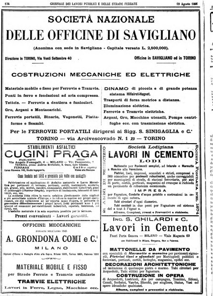 Giornale dei lavori pubblici e delle strade ferrate