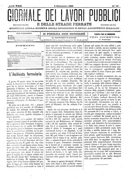 Giornale dei lavori pubblici e delle strade ferrate