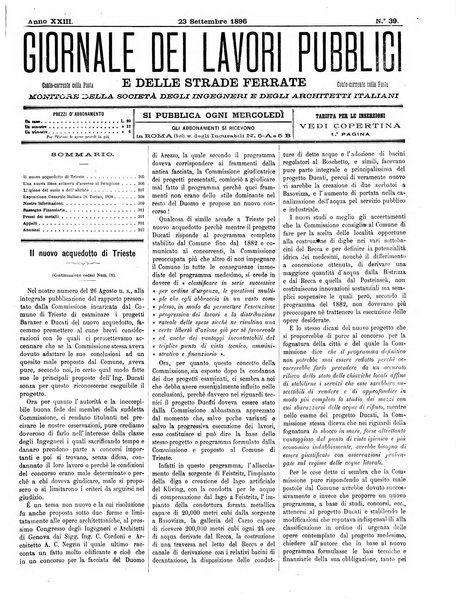 Giornale dei lavori pubblici e delle strade ferrate