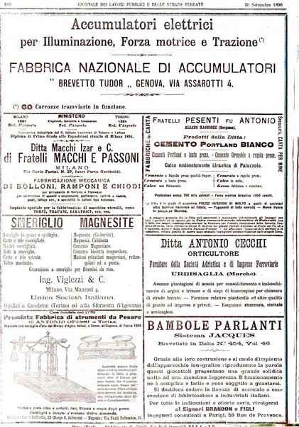 Giornale dei lavori pubblici e delle strade ferrate