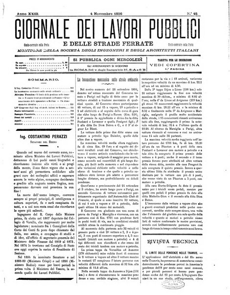 Giornale dei lavori pubblici e delle strade ferrate