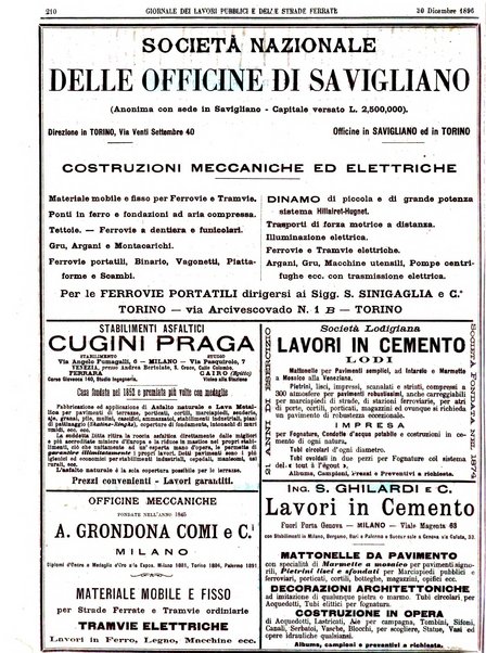 Giornale dei lavori pubblici e delle strade ferrate