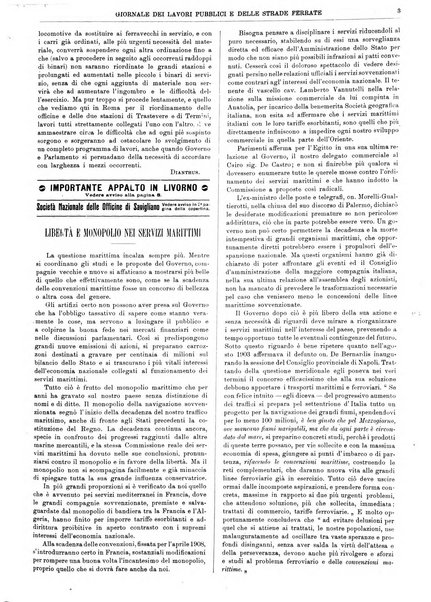 Giornale dei lavori pubblici e delle strade ferrate