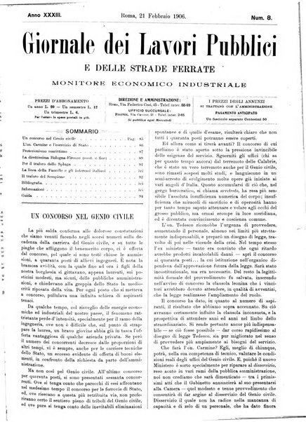 Giornale dei lavori pubblici e delle strade ferrate