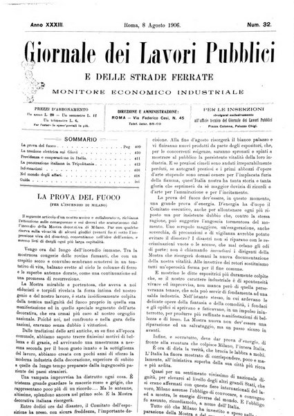 Giornale dei lavori pubblici e delle strade ferrate