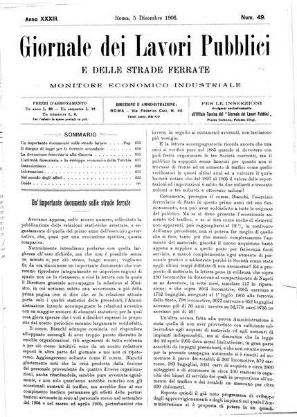 Giornale dei lavori pubblici e delle strade ferrate