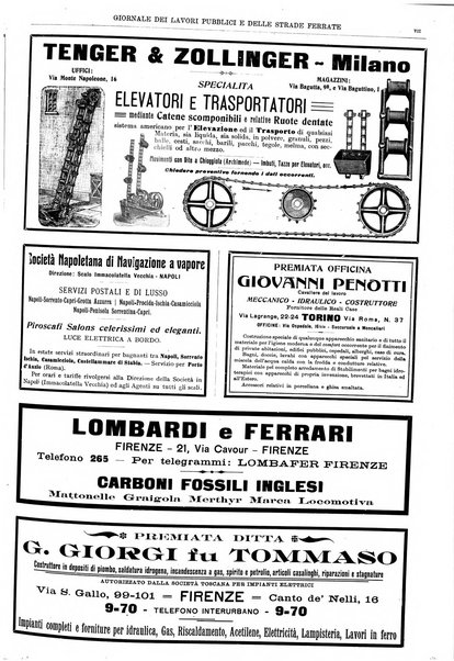 Giornale dei lavori pubblici e delle strade ferrate