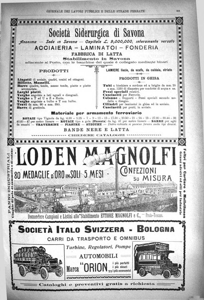 Giornale dei lavori pubblici e delle strade ferrate