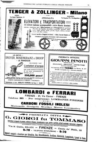 Giornale dei lavori pubblici e delle strade ferrate