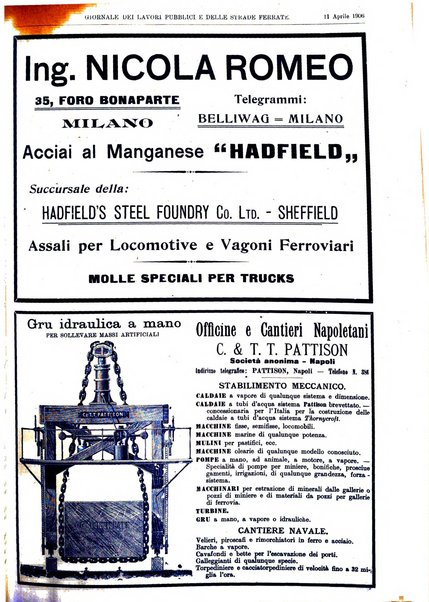 Giornale dei lavori pubblici e delle strade ferrate