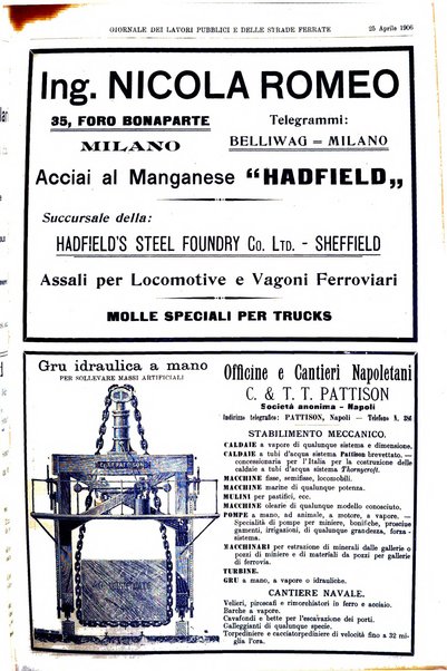 Giornale dei lavori pubblici e delle strade ferrate
