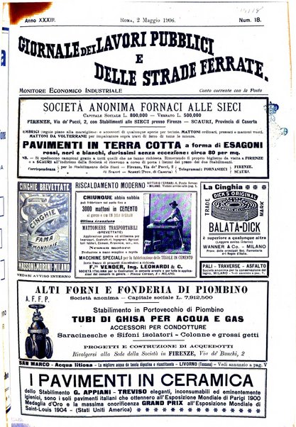 Giornale dei lavori pubblici e delle strade ferrate