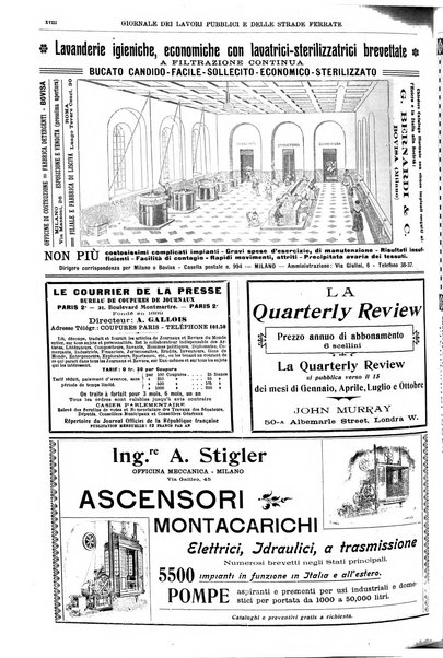 Giornale dei lavori pubblici e delle strade ferrate