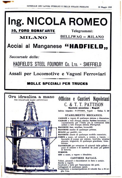 Giornale dei lavori pubblici e delle strade ferrate