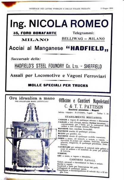 Giornale dei lavori pubblici e delle strade ferrate