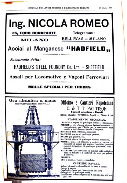 Giornale dei lavori pubblici e delle strade ferrate