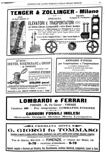 Giornale dei lavori pubblici e delle strade ferrate