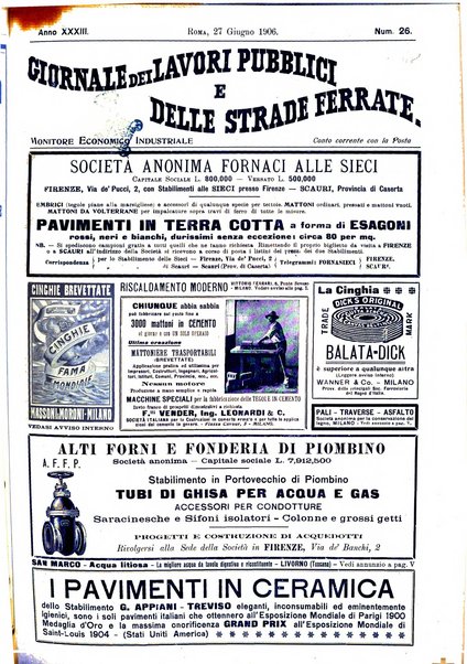 Giornale dei lavori pubblici e delle strade ferrate