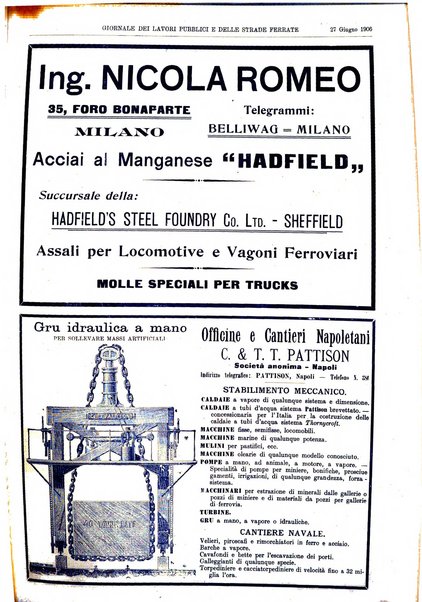 Giornale dei lavori pubblici e delle strade ferrate