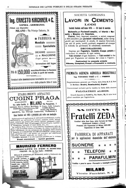 Giornale dei lavori pubblici e delle strade ferrate