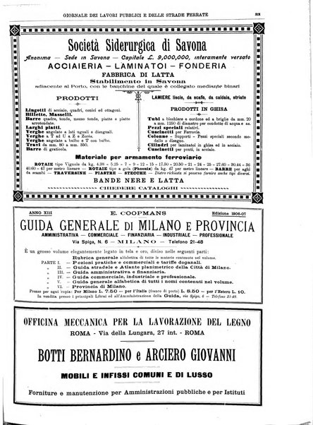 Giornale dei lavori pubblici e delle strade ferrate