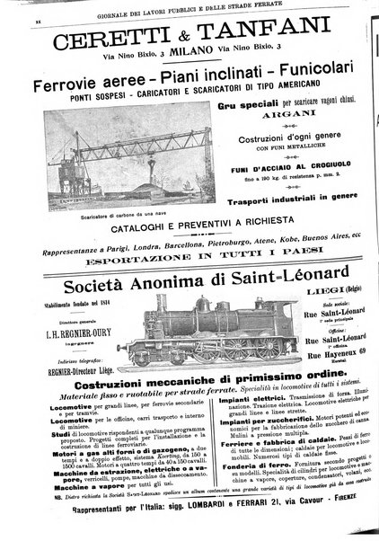 Giornale dei lavori pubblici e delle strade ferrate