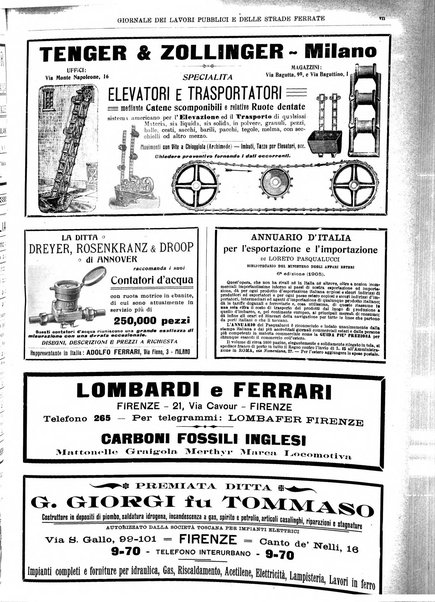 Giornale dei lavori pubblici e delle strade ferrate