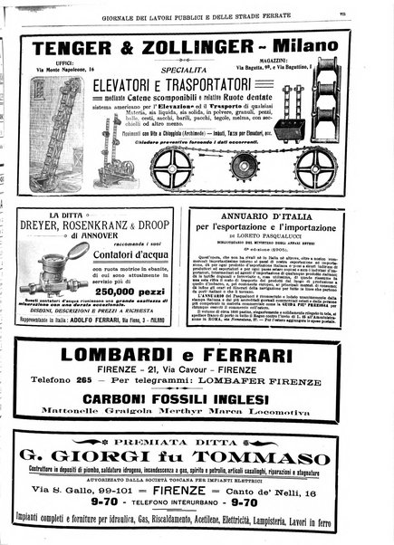 Giornale dei lavori pubblici e delle strade ferrate