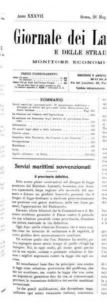 Giornale dei lavori pubblici e delle strade ferrate