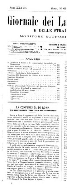 Giornale dei lavori pubblici e delle strade ferrate