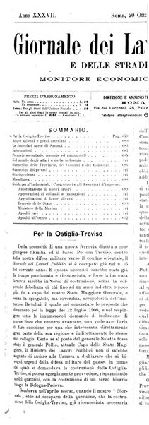 Giornale dei lavori pubblici e delle strade ferrate