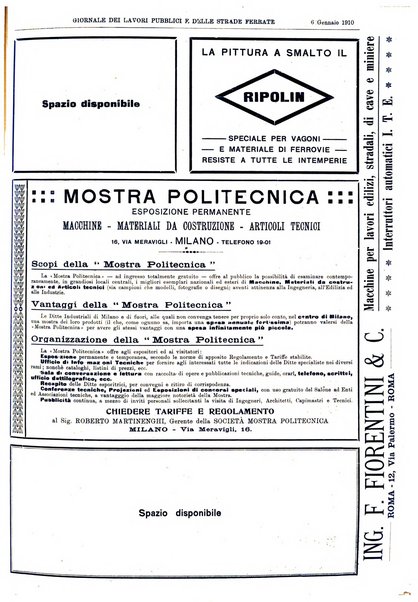 Giornale dei lavori pubblici e delle strade ferrate