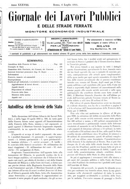 Giornale dei lavori pubblici e delle strade ferrate