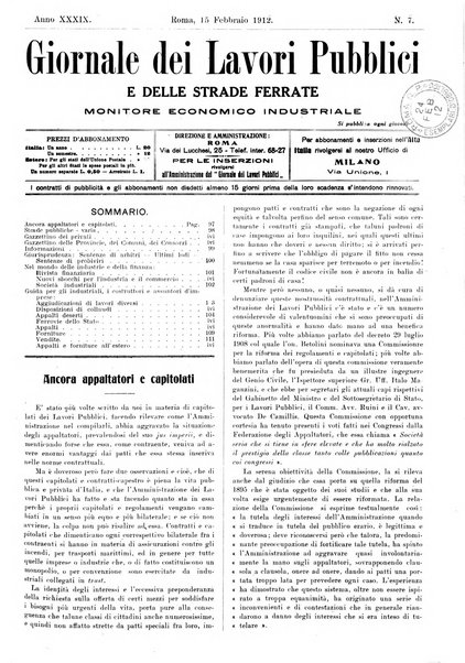 Giornale dei lavori pubblici e delle strade ferrate