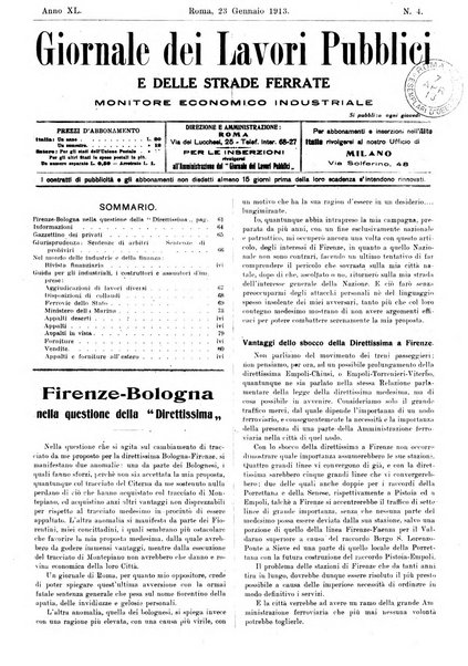 Giornale dei lavori pubblici e delle strade ferrate