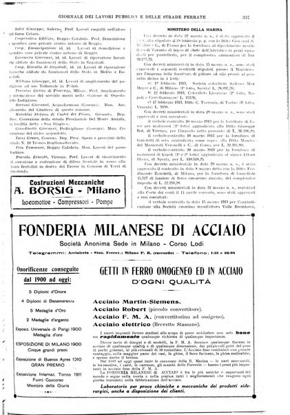 Giornale dei lavori pubblici e delle strade ferrate