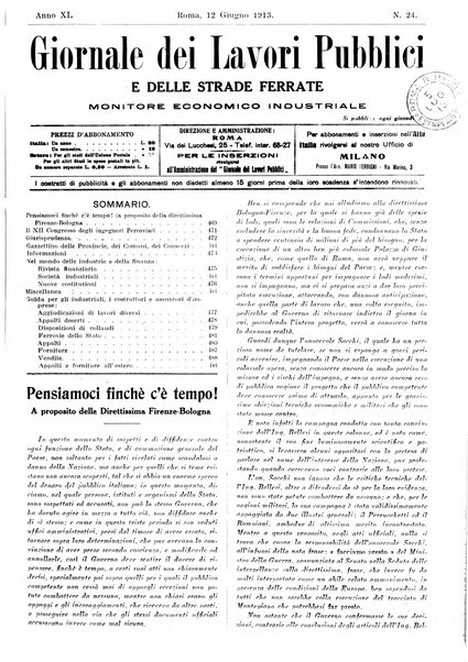 Giornale dei lavori pubblici e delle strade ferrate