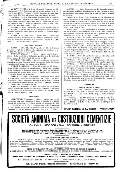 Giornale dei lavori pubblici e delle strade ferrate