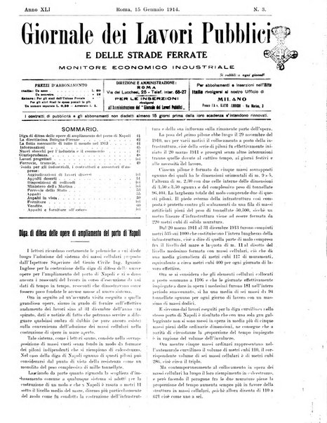 Giornale dei lavori pubblici e delle strade ferrate