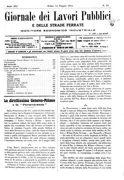Giornale dei lavori pubblici e delle strade ferrate