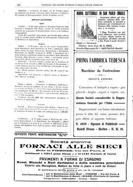 Giornale dei lavori pubblici e delle strade ferrate