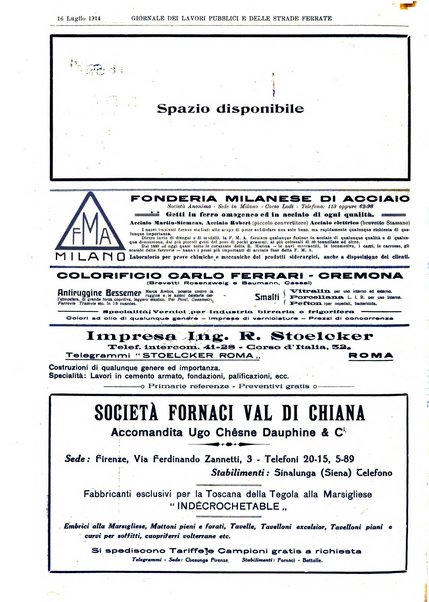 Giornale dei lavori pubblici e delle strade ferrate