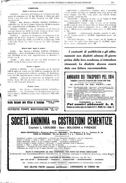 Giornale dei lavori pubblici e delle strade ferrate