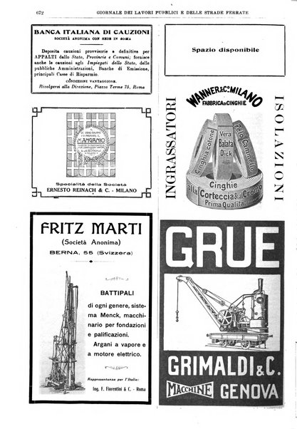 Giornale dei lavori pubblici e delle strade ferrate